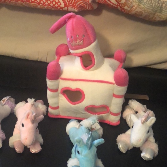 Unipak Pink Princess Castle Plush Home and Stuffed Toys - Picture 2 of 5